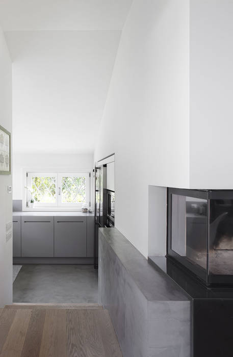 C House, EXiT architetti associati EXiT architetti associati Livings de estilo minimalista