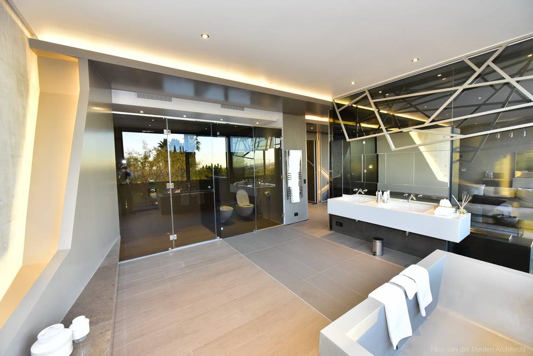 Concrete House , Nico Van Der Meulen Architects Nico Van Der Meulen Architects Modern bathroom