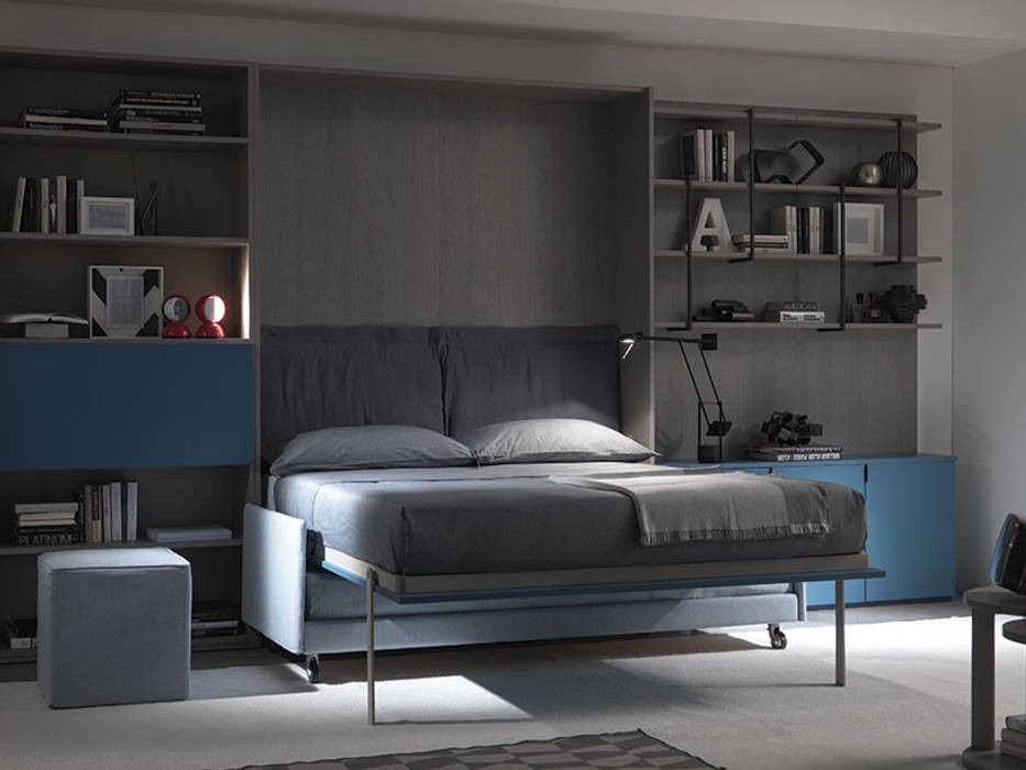 Letto a scomparsa, Artigiani in città Artigiani in città Moderne Schlafzimmer Betten und Kopfteile