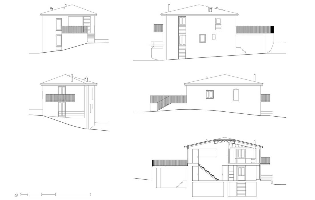 Rehabilitación de vivienda en Valdomir, b+t arquitectos b+t arquitectos Casas campestres
