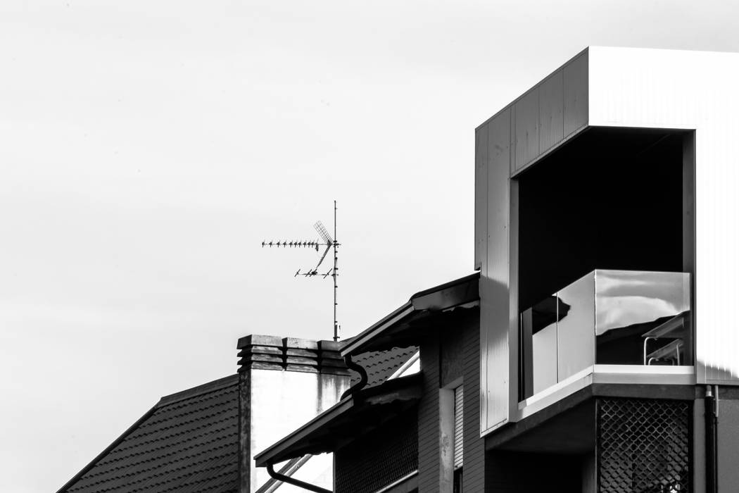 LOFT | LV , DIVA architetti DIVA architetti Modern Terrace Aluminium/Zinc