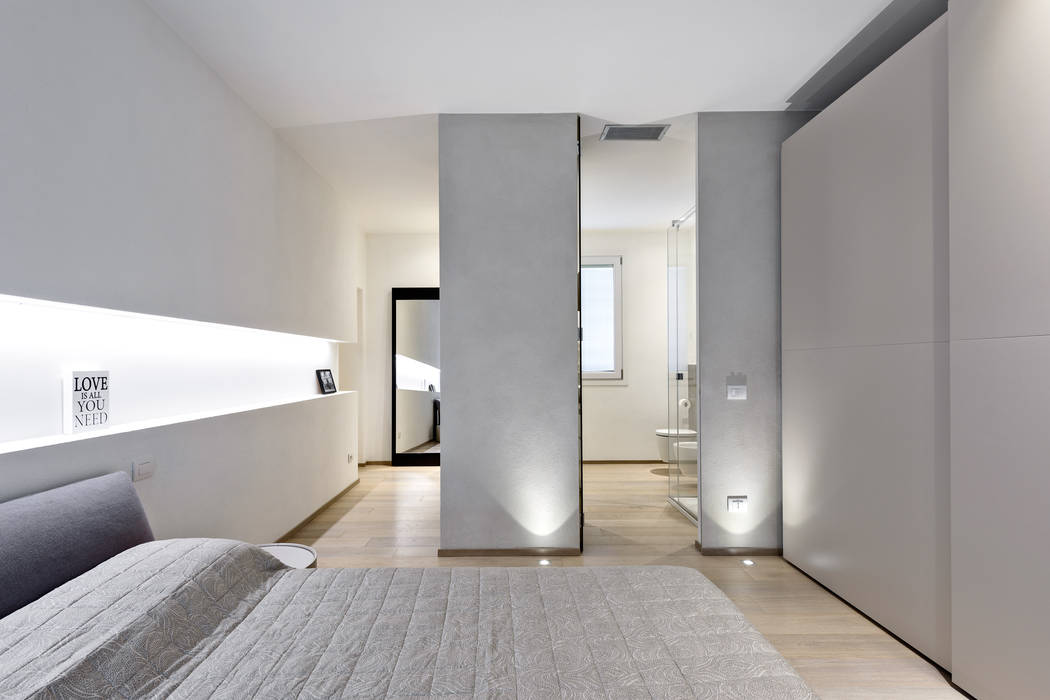 Ristrutturazione di Design, VILLE IN BIOEDILIZIA VILLE IN BIOEDILIZIA Modern Bedroom Lighting
