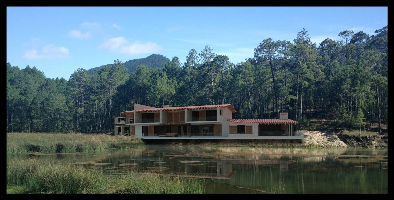 Residencia en el Lago, Arq. Rodrigo Culebro Sánchez Arq. Rodrigo Culebro Sánchez Modern houses