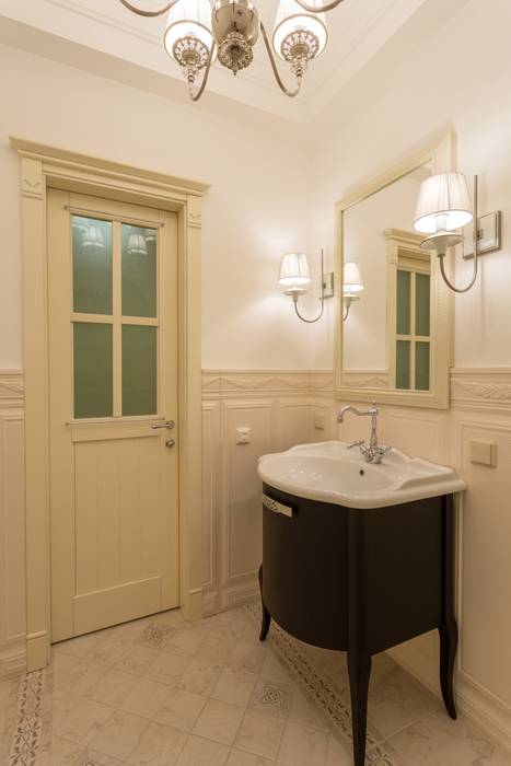 Квартира в стиле прованс , Bellarte interior studio Bellarte interior studio Mediterranean style bathroom