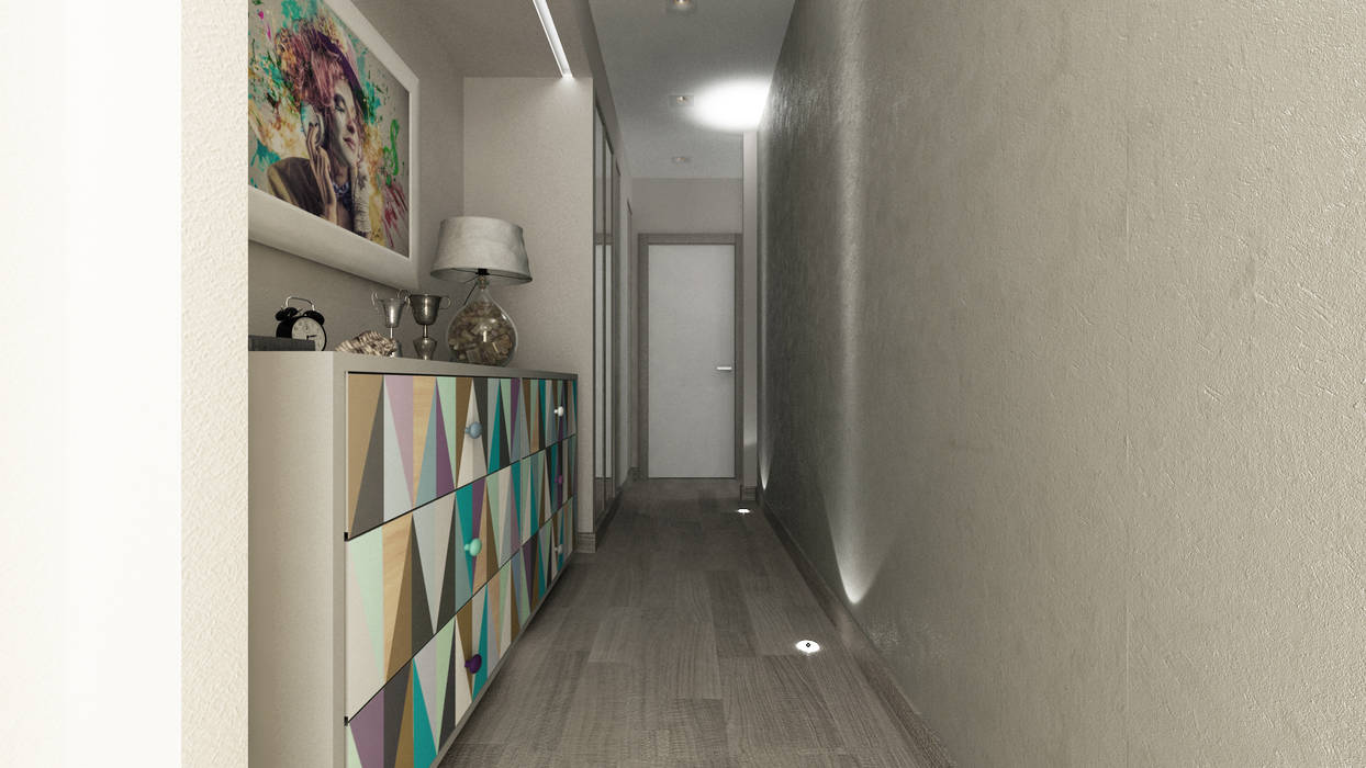 homify Eclectic style corridor, hallway & stairs