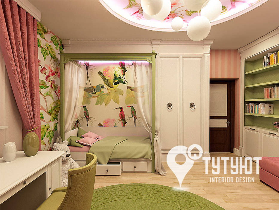 Детская для девочки трех лет, Interior Design Studio Tut Yut Interior Design Studio Tut Yut غرفة الاطفال