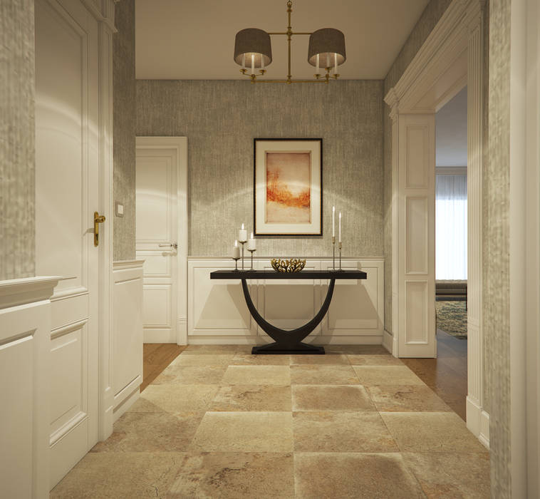 İ&M YILDIZ EVİ, yücel partners yücel partners Modern Corridor, Hallway and Staircase antre,hallway,entryway,console,dresuvar