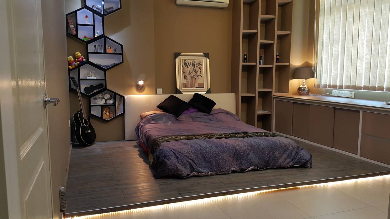 Soho, Alecc Interior Design Alecc Interior Design Kamar Tidur Modern