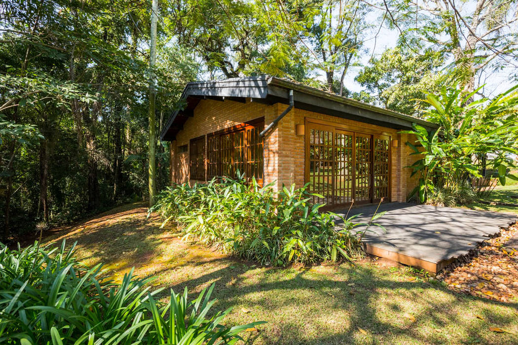 CASA DE CAMPO EM ITUPEVA – ÁREA DE SPA, Eduardo Novaes Arquitetura e Urbanismo Ltda. Eduardo Novaes Arquitetura e Urbanismo Ltda. Country style houses