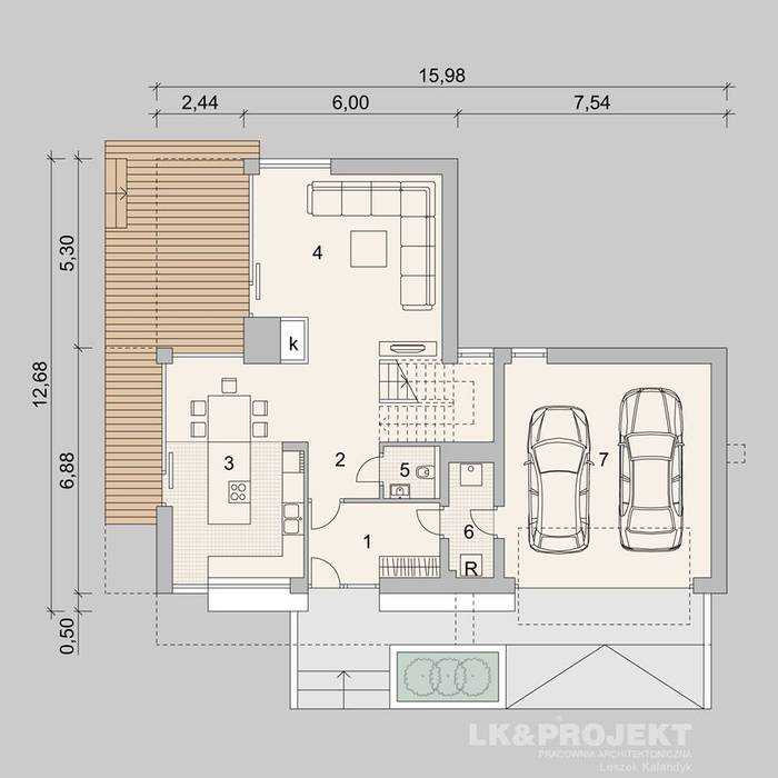Dieses Haus mit 149 m2 macht einfach richtig gute Laune!! Unser Entwurf LK&935, LK&Projekt GmbH LK&Projekt GmbH Modern garage/shed