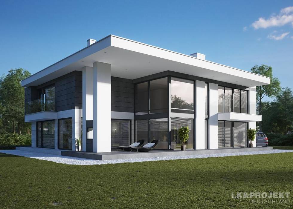 Traumhaftes Haus, traumhaftes Schlafzimmer. Unser Projekt LK&1276, LK&Projekt GmbH LK&Projekt GmbH Moderne Häuser