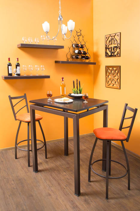 Bar en casa, Idea Interior Idea Interior Ruang Makan Gaya Eklektik Wine racks