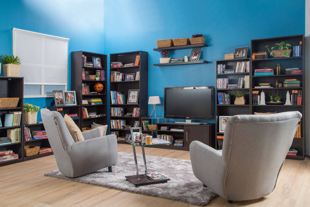 Sala multi media Idea Interior Salones eclécticos Muebles de televisión y dispositivos electrónicos