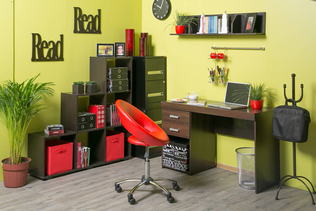 Estudio , Idea Interior Idea Interior Ruang Studi/Kantor Modern Cupboards & shelving