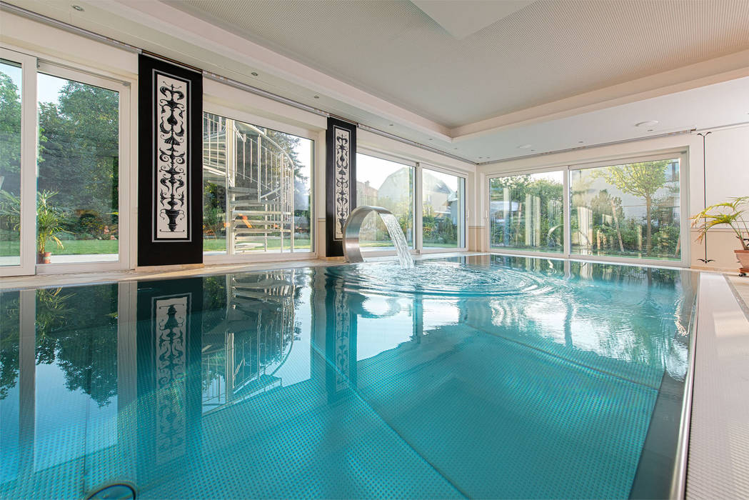 Berndorf Baderbau Stainless Steel Private Pool Austria Lower Austria Piscine Moderne Par London Swimming Pool Company Moderne Homify