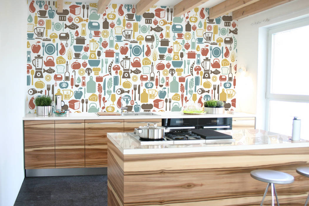 Treats Pixers Modern Kitchen wall mural,wallpaper,vegetables