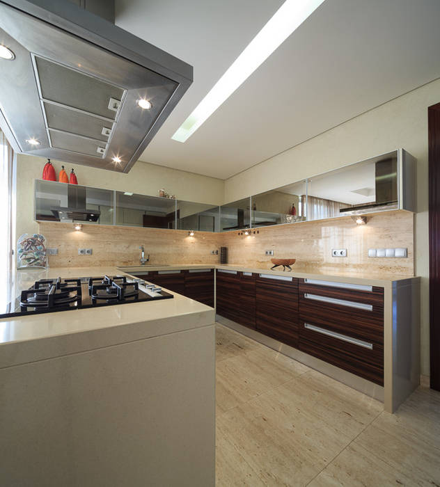 Moradia Algarve 2012 Cozinhas mediterrânicas por Atelier Ana Leonor Rocha Mediterrânico