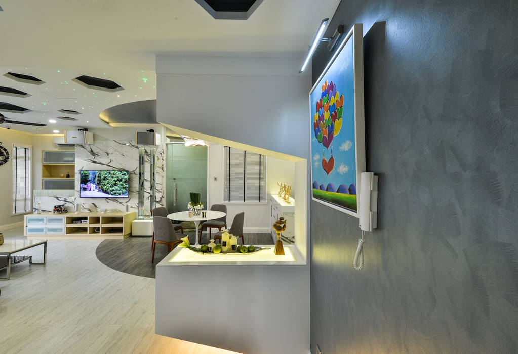 Ultramodern Loft | CONDOMINIUM, Design Spirits Design Spirits Modern corridor, hallway & stairs