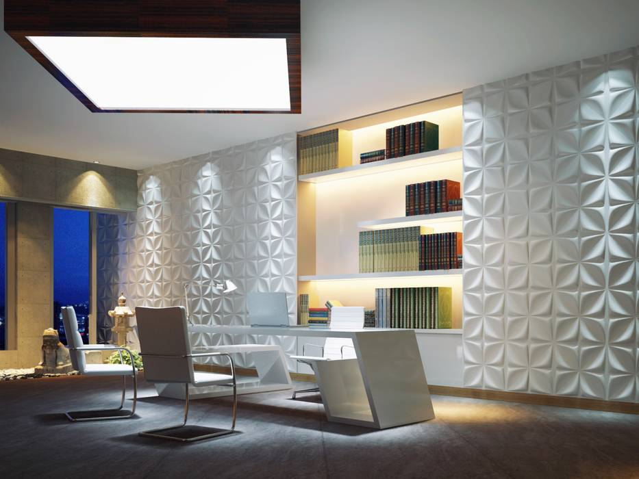 Aryl 3D Wall Panel Twinx Interiors Commercial spaces Offices & stores