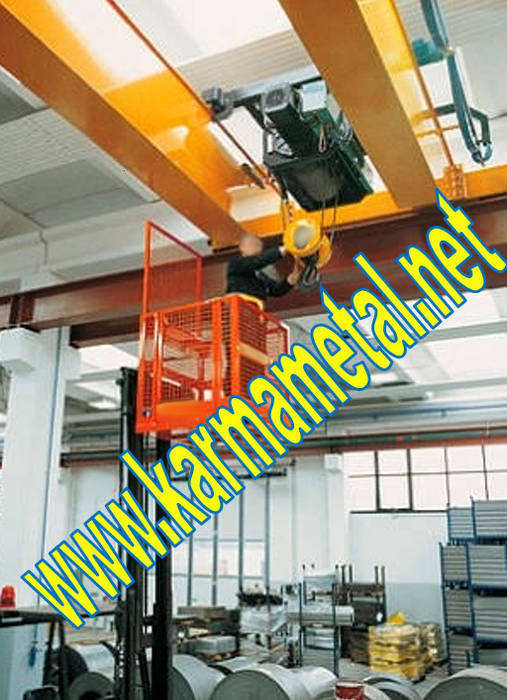 KARMA METAL-Forklift İnsan Personel Adam Taşıma Kaldırma Sepetleri KARMA METAL forklift sepeti