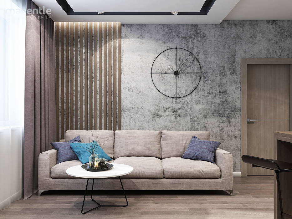 Европейский берег, MAGENTLE MAGENTLE Living room Concrete