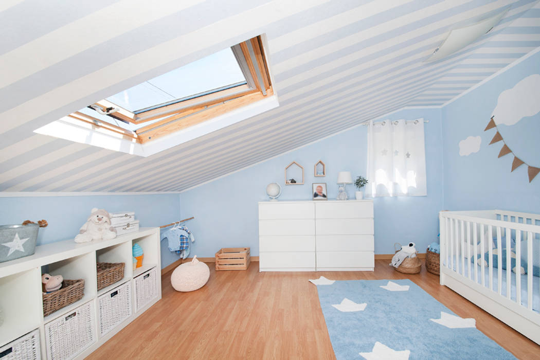 Quarto de bebé - Duarte, This Little Room This Little Room Kamar Bayi/Anak Gaya Skandinavia
