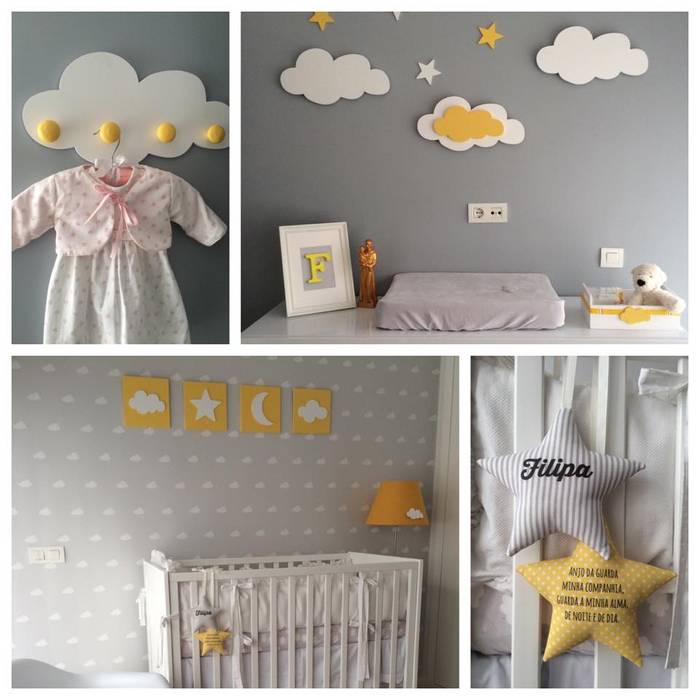 Decoração Quarto Criança, Mamã Coruja Mamã Coruja Stanza dei bambini moderna MDF Accessori & Decorazioni