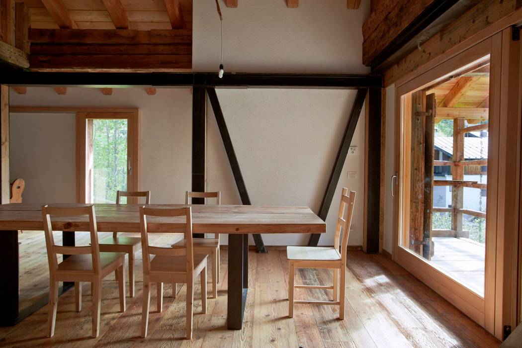 FVL, ALDENA ALDENA Phòng ăn phong cách mộc mạc Gỗ Wood effect