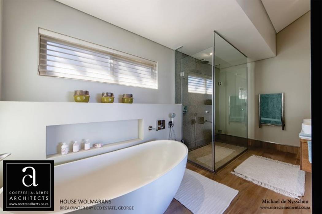 House Wolmarans, Coetzee Alberts Architects Coetzee Alberts Architects Modern bathroom