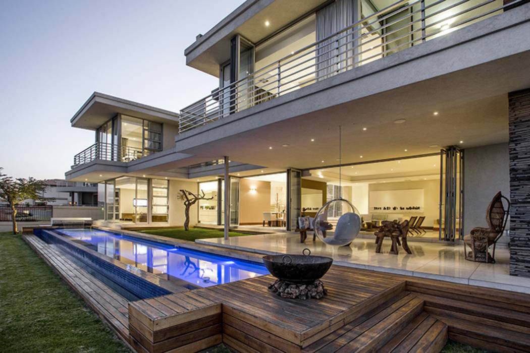 Residence Naidoo, FRANCOIS MARAIS ARCHITECTS FRANCOIS MARAIS ARCHITECTS Kolam Renang Modern