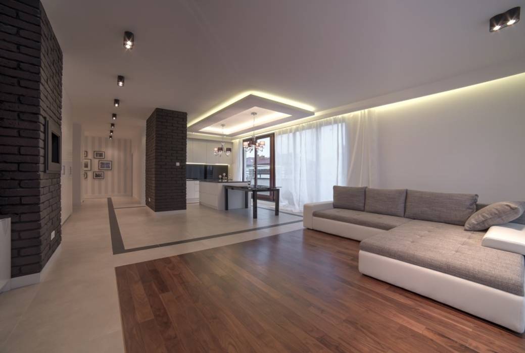 Penthouse, Perfect Space Perfect Space Ruang Keluarga Modern