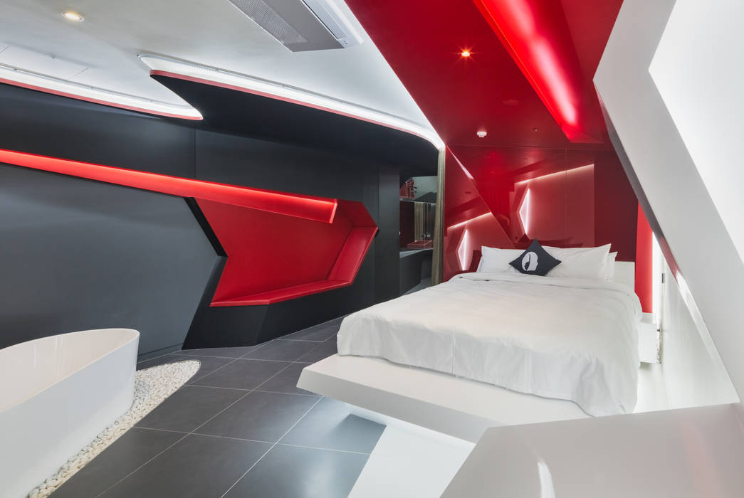 Libertango(Hotel The Designers Gangnam 1706), Seungmo Lim Seungmo Lim Moderne slaapkamers