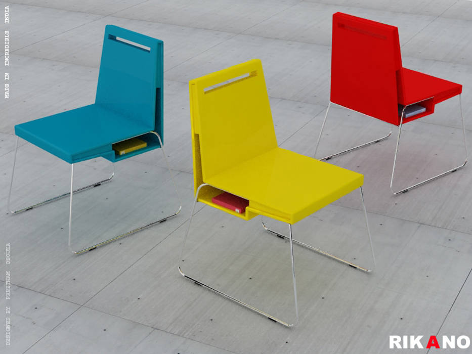 Rikano - A chair with storage Preetham Interior Designer Commercial spaces Office spaces & stores