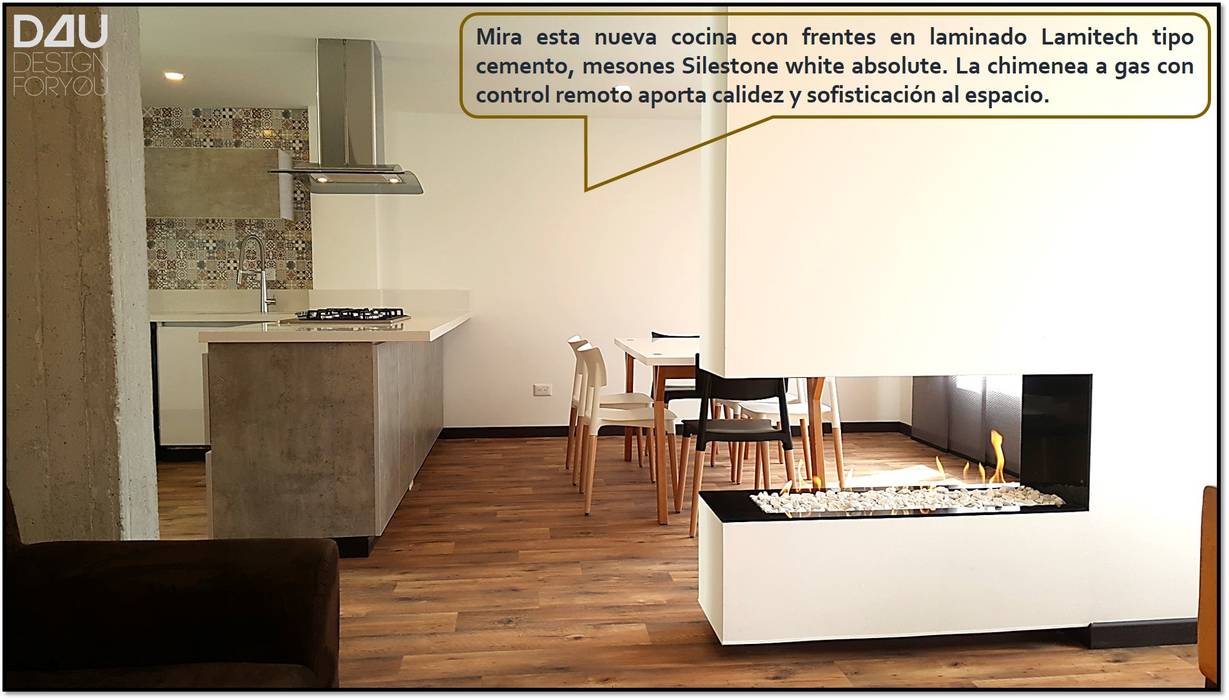 Vista lateral comedor / chimenea: comedores de estilo por design for ... Vista lateral comedor / chimenea: comedores de estilo por design for ...