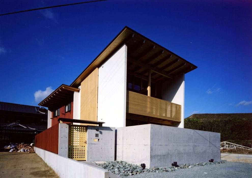 zenouji house, 髙岡建築研究室 髙岡建築研究室 Maisons asiatiques Bois Effet bois