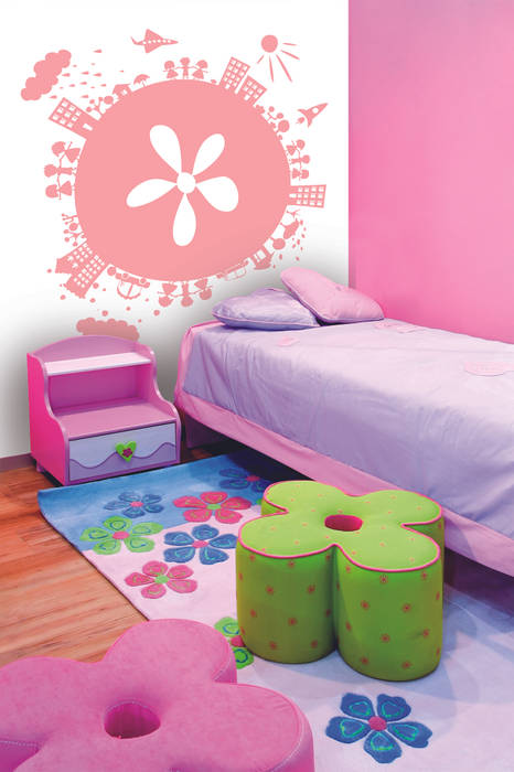 Collezione Little Ones murales, parati e bordi, Bianchi Lecco srl Bianchi Lecco srl Modern nursery/kids room Paper Accessories & decoration