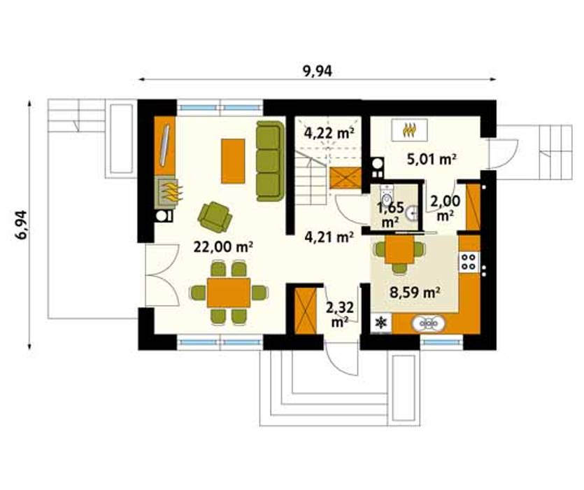 homify Dinding & Lantai Modern