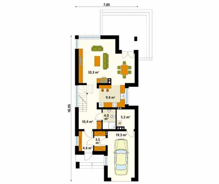 homify Tường & sàn phong cách hiện đại