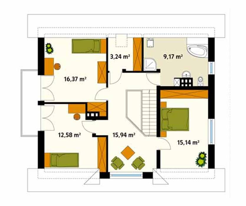 homify Dinding & Lantai Modern