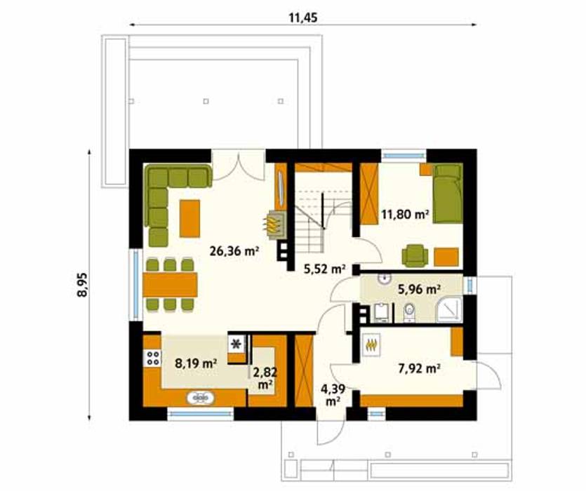 homify Dinding & Lantai Modern