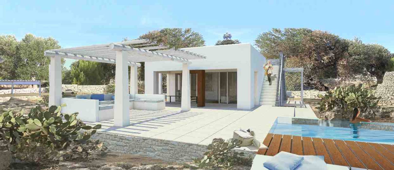 Villa a Torrevado in Puglia, Fabio Carria Fabio Carria Rustic style house Stone