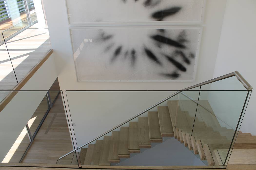 Floating Steps of Beauty in Long Island, EeStairs | Stairs and balustrades EeStairs | Stairs and balustrades Minimalist corridor, hallway & stairs Wood Wood effect