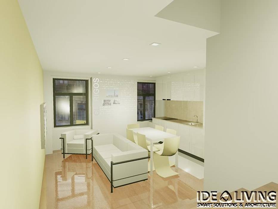 Pinheiro Place - Apartamentos Turísticos , Idealiving Idealiving モダンデザインの リビング