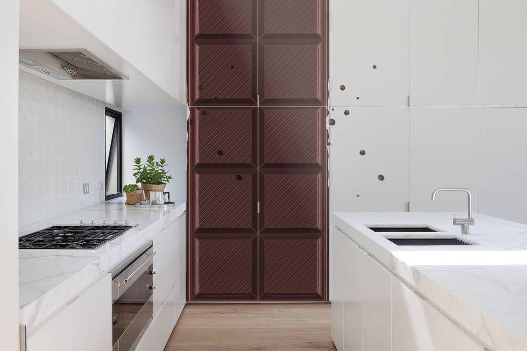 Chocolate Bar Pixers Cucina moderna chocolate,wall decal,wall sticker