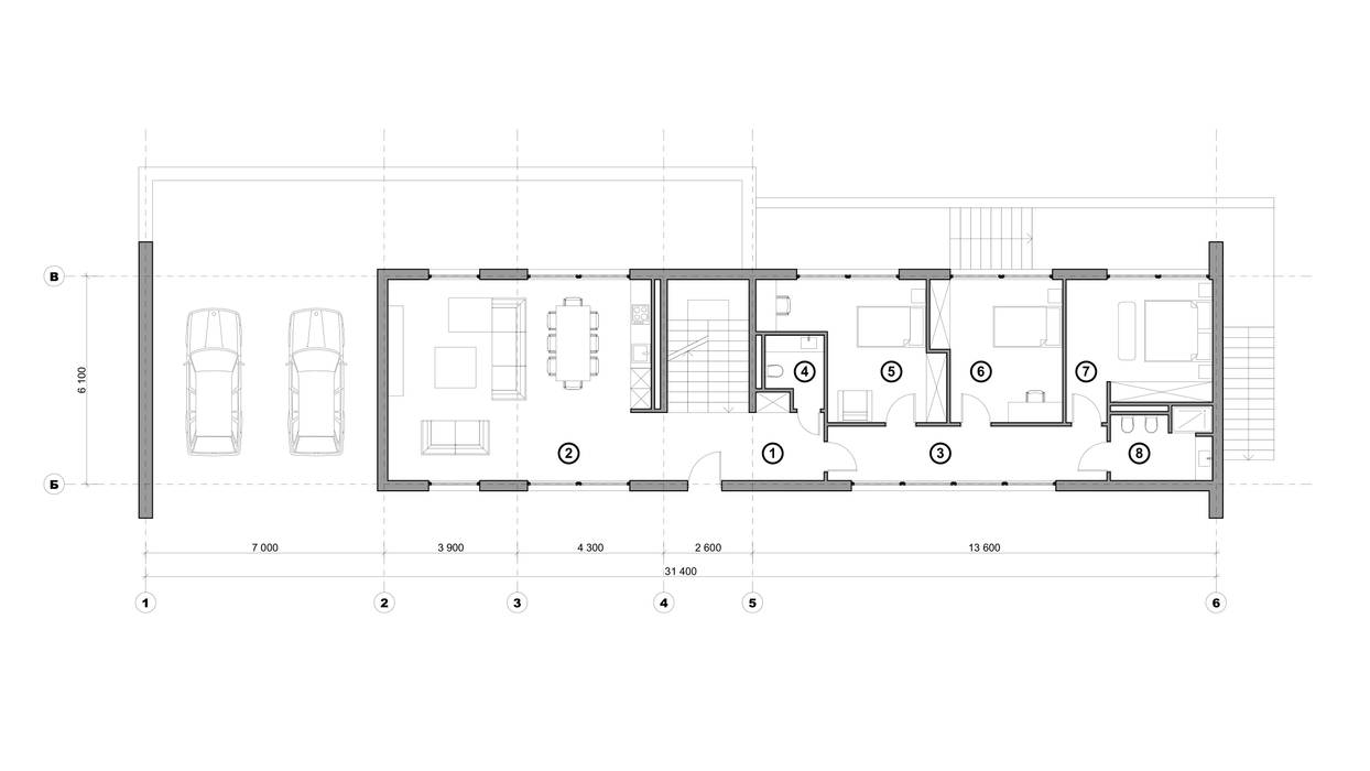 Минимализм 2, Максим Любецкий Максим Любецкий Casas minimalistas Hormigón