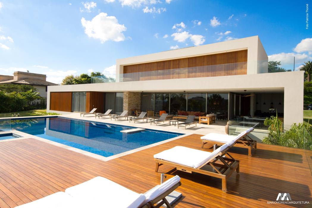 Residencial Quinta da Baroneza, Mario Moreno Arquitetura e Design Mario Moreno Arquitetura e Design สระว่ายน้ำ