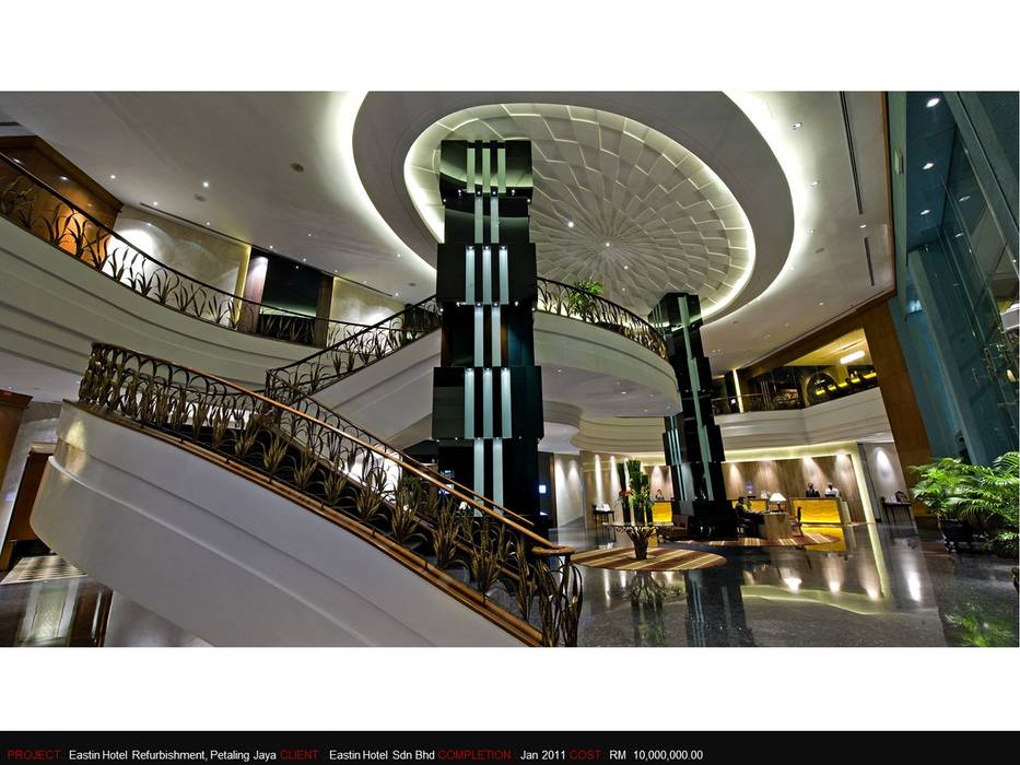Eastin Hotel, CHINPAKLOONG Architect CHINPAKLOONG Architect Commercial spaces Hotels