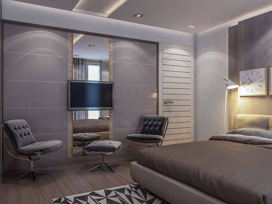 Yunus Emre - Alsancak Konut, VERO CONCEPT MİMARLIK VERO CONCEPT MİMARLIK Moderne Schlafzimmer