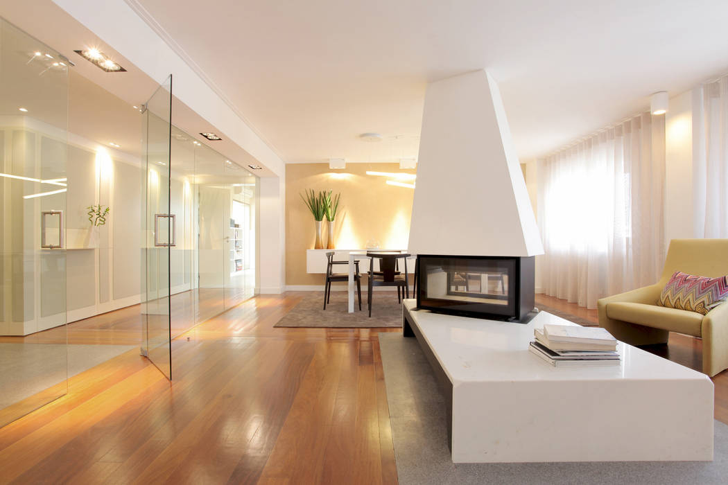 Salas de estilo moderno de BL Design Arquitectura e Interiores Moderno