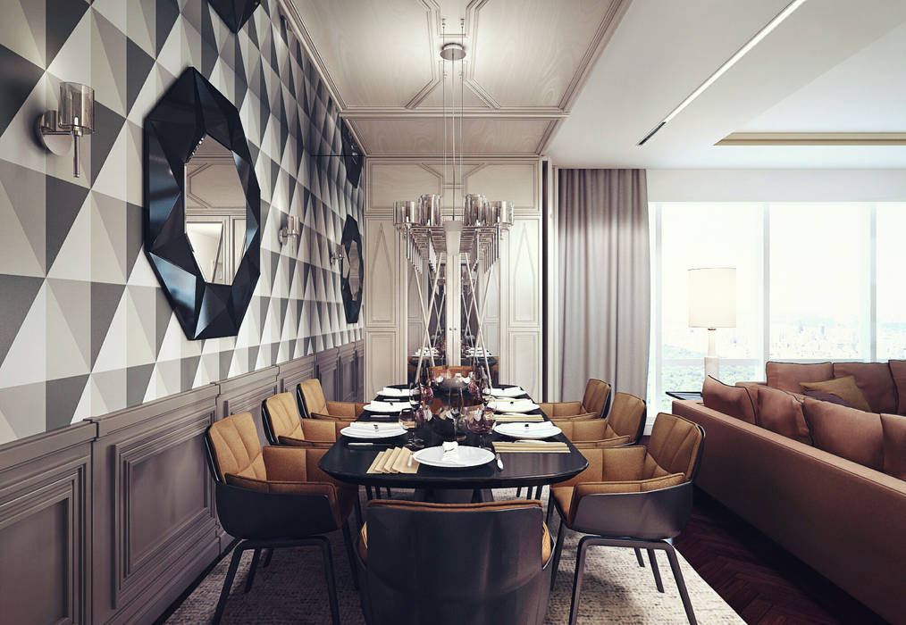 D&N, KAPRANDESIGN KAPRANDESIGN Eclectic style dining room Wood Wood effect